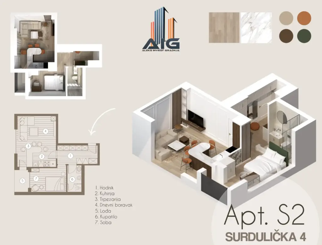 Apartman BR.2 Surdulicka4 Beograd