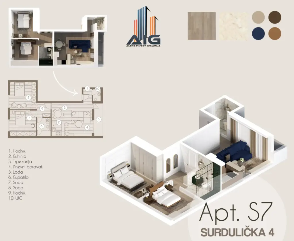 Apartman BR.3 Surdulicka4 Beograd